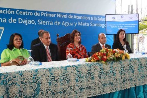 01-03-2016. Inauguracion del centro de atencion de primer nivel de la Comunidad de Dajao en la Provincia Monte Plata. Andres Ureña.