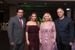 César Gómez, Karumi Suazo, Anny Camacho y Frank Cabreja.