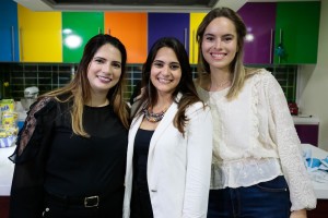 Nicole Rizik, Maria Alejandra Montas y Monika Leschhorn
