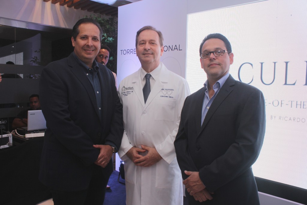 Dr. Victor Atallah, Dr. Julio ALvarez y Dr. Fausto Santos