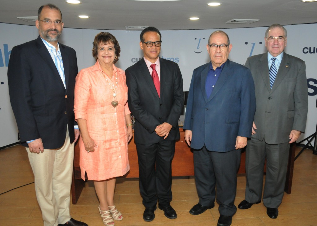 Olivo Rodriguez Huerta, Veronica Sencion, Basilio Belliard, David Alvarez Martin y Manuel Garcia Arevalo.